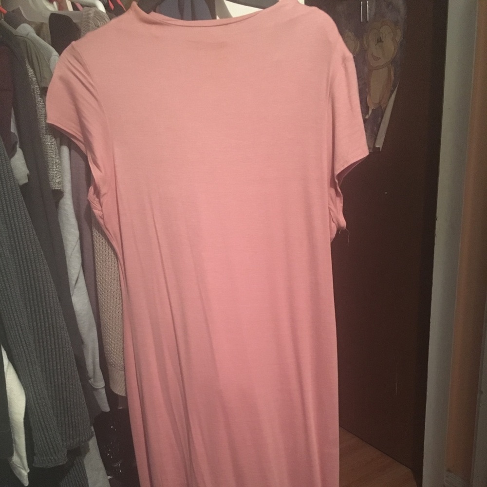 Pink bodycon dress